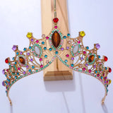 Crystal Rhinestone Tiara Crown Wedding Hair Jewelry Bridal Queen Princess Diadem