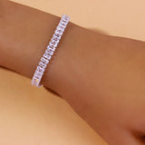 Crystal Bracelet Bangle Geometric Shape Adjustable Jewelry Women