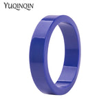 Geometric Acrylic Bangle Charm Bracelet
