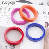 Geometric Acrylic Bangle Charm Bracelet