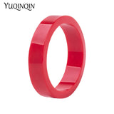 Geometric Acrylic Bangle Charm Bracelet