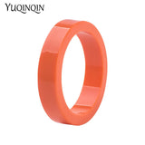 Geometric Acrylic Bangle Charm Bracelet