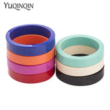 Geometric Acrylic Bangle Charm Bracelet
