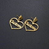 Heart Butterfly Earrings for Women Personalized Jewelry