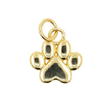 Cat Dog Bear Paw Charms Pendant Zircon Plated Women Necklace