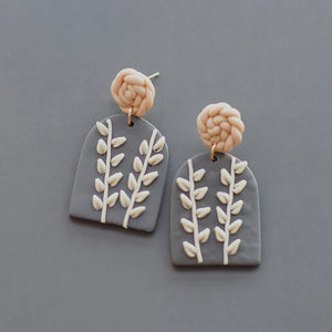 Polymer Clay Braided Pattern Earrings Dangle Sets Women Jewelry
