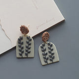 Polymer Clay Braided Pattern Earrings Dangle Sets Women Jewelry
