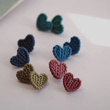 Heart Shape Polymer Clay Earrings Set for Women