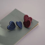 Heart Shape Polymer Clay Earrings Set for Women