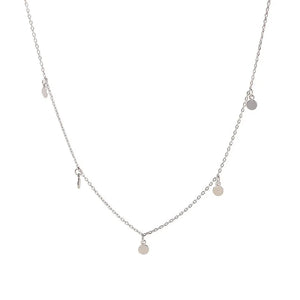 925 Silver Geometric Round Choker Necklace, Women Gift