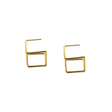 Geometric Stud Earrings Christmas Gift