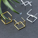 Geometric Stud Earrings Christmas Gift