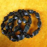 Dark Green Hetian Nephrite Jade Bracelet Round Beads