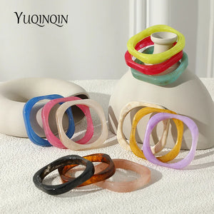 Colorful Geometric Indian Cuff Bangles