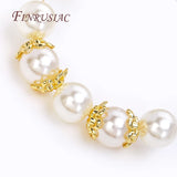 10MM Double-layer Flower Caps 18K Plated Alloy Bead Caps
