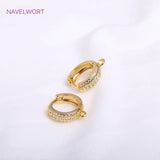 18K Plated Hoop Earring Hooks, DIY Jewellery Making Supplies