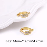 18K Plated Hoop Earring Hooks, DIY Jewellery Making Supplies