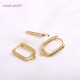 18K Plated Hoop Earring Hooks, DIY Jewellery Making Supplies