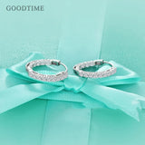 925 Sterling Silver Zircon Wedding Earrings for Women