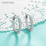925 Sterling Silver Zircon Wedding Earrings for Women