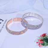 Crystal Charm Bangle Bracelet for Women