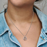 Family Always Encircled Pendant Necklace For Womens
