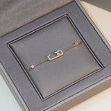 925 Sterling Silver Geometry Bracelet Women Bangle High Quality Bijoux