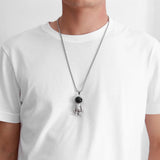 Movable Astronaut Necklace for Men and Women - Astronaut Pendant Accessory