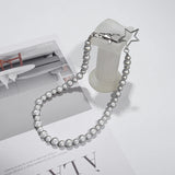 Pearls Beads Chain Star Necklaces for Women Girl Night Hip Hop Jewelry