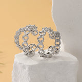 Zircon Geometic Ear-Jacket Ear Clip