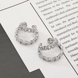 Zircon Geometic Ear-Jacket Ear Clip