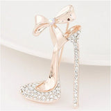 Moonstone Flower Brooch Charm Zircon Pin Dress Coat Accessories