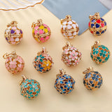 Flower Dripping Oil Aromatherapy Pendant Necklace