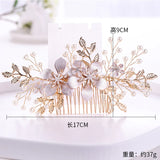 Flower Pearl Bridal Hair Combs Wedding Hair Accessories Headpiece