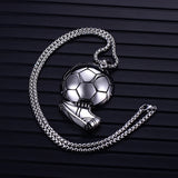 Football Link Chain Soccer Charm Necklace Pendant Sport Ball Jewelry Men Boy Chi