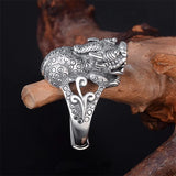 Fortune Animal Pixiu Ring For Men Adjustable Index Finger Accessories