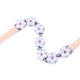 Freshness Choker Necklace Small Flowers Velvet Jewelry Gift for Lady