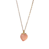Pink Agate Pendant Necklace for Women YNC168