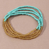 Boho Anklets Women's Beach Woven Beads Stretch Anklets