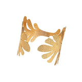 Geometric Leaf Metal Bracelet For Women Party Holiday Gift Jewelry