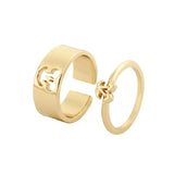 Cherry Rings Couple Set Friendship Engagement Wedding Open Rings Jewelry