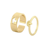 Cherry Rings Couple Set Friendship Engagement Wedding Open Rings Jewelry