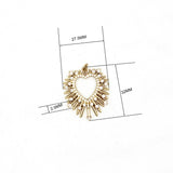 Micropave Zircon Pendants- DIY Charms Women Necklace Accessory