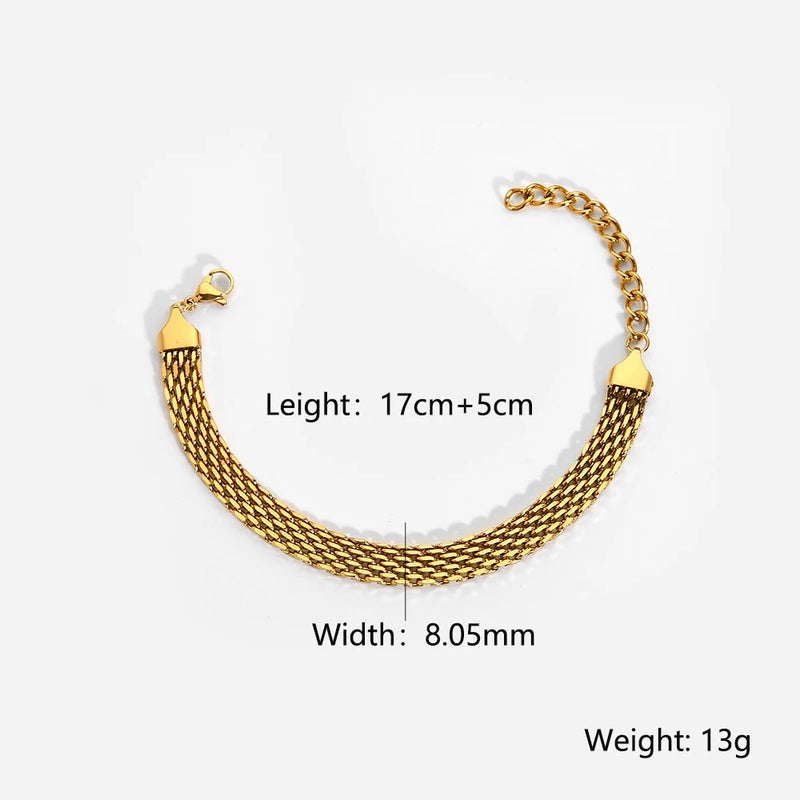Stainless Steel Chain Bracelet for Women