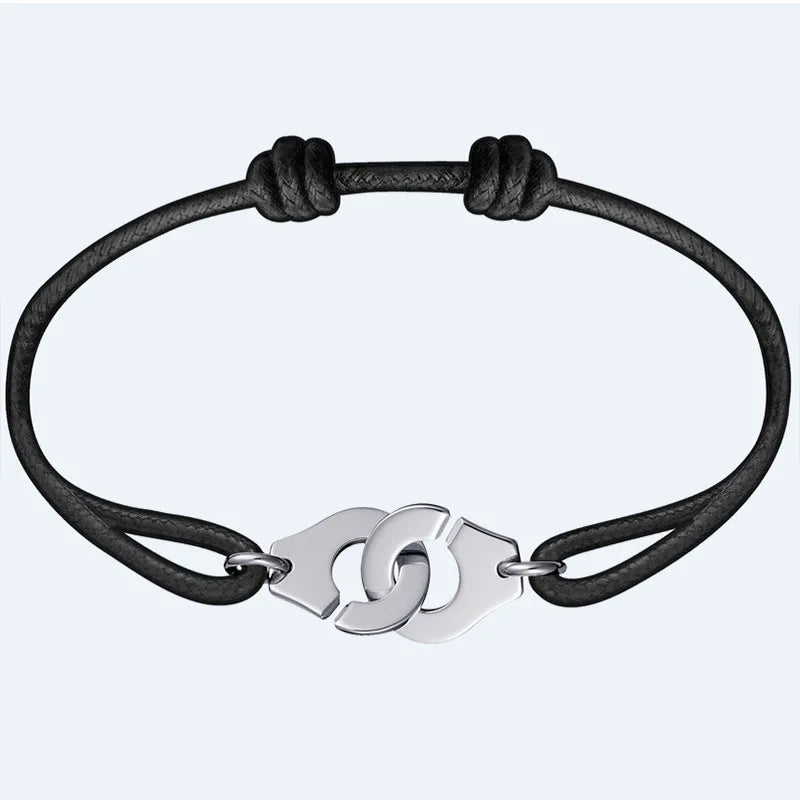 Colorful Couple Rope Bracelets Titanium Steel Adjustable Dinh Van Bracelet