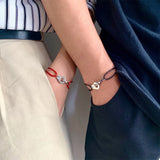 Colorful Couple Rope Bracelets Titanium Steel Adjustable Dinh Van Bracelet