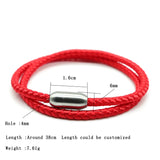 Braided Keel Rope Bracelet Stainless Steel Buckle Braclet Minimalist
