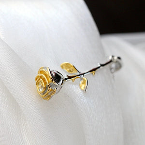 Rose Pendant Lady 925 Silver Wedding Party Fine Jewelry Gift