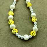 Yin Yang Tai Chi Mushroom Fruit Beaded Necklace