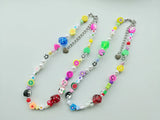 Yin Yang Tai Chi Mushroom Fruit Beaded Necklace